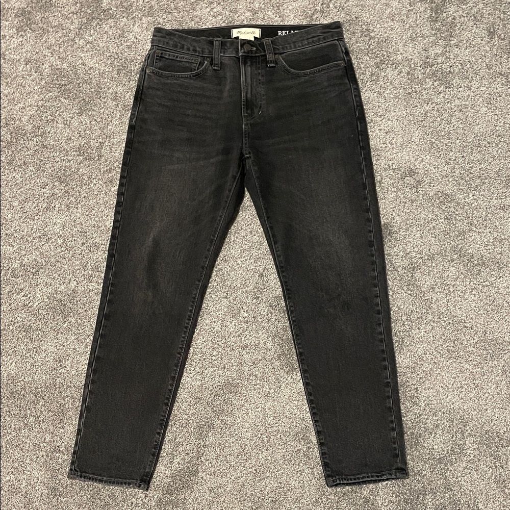 Madewell Men's Relaxed Taper Jeans (30x30)
